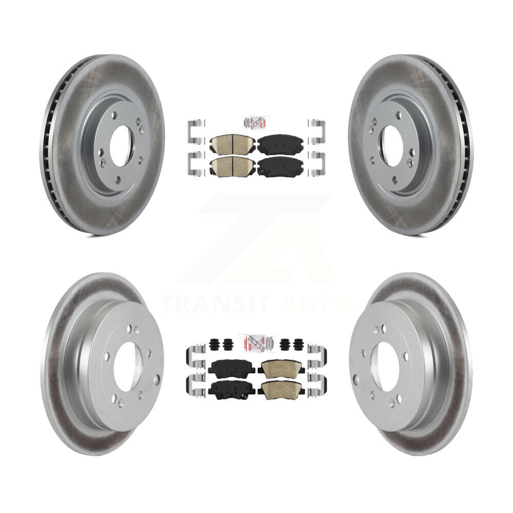 Transit Auto KGA-103011 Disc Brake Kit for 2007-2009 Kia Amanti - Front and Rear