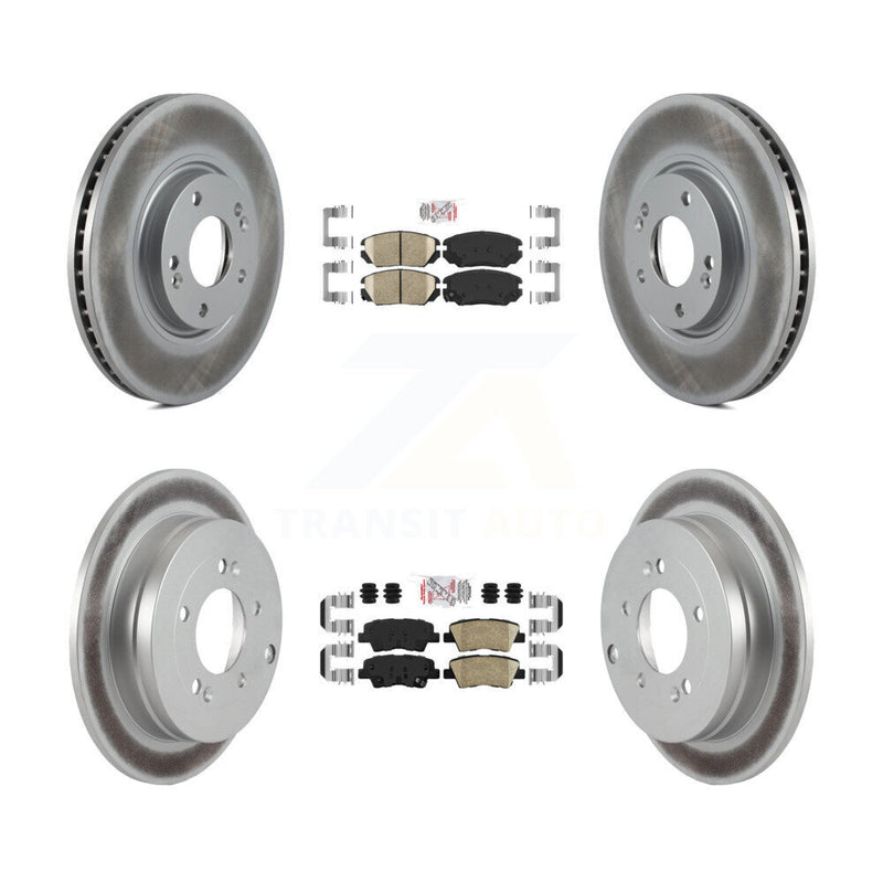 Transit Auto KGA-103011 Disc Brake Kit for 2007-2009 Kia Amanti - Front and Rear