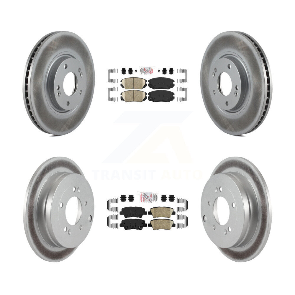 Transit Auto KGA-103012 Disc Brake Kit for 2007-2009 Kia Amanti - Front and Rear