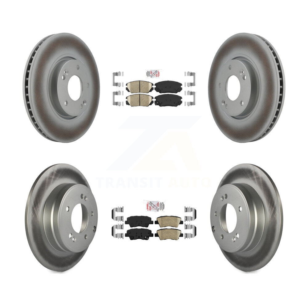 Transit Auto KGA-103015 Disc Brake Kit for 2008-2010 Hyundai Sonata - Front and Rear