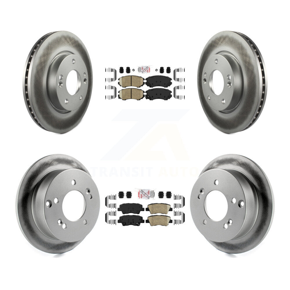 Transit Auto KGA-103017 Disc Brake Kit for 2008-2010 Hyundai Sonata - Front and Rear