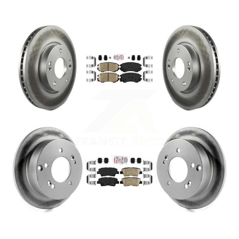 Transit Auto KGA-103017 Disc Brake Kit for 2008-2010 Hyundai Sonata - Front and Rear