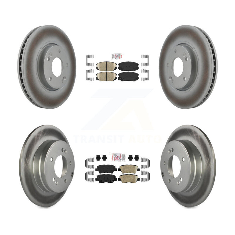 Transit Auto KGA-103019 Disc Brake Kit for 2008-2010 Hyundai Sonata - Front and Rear