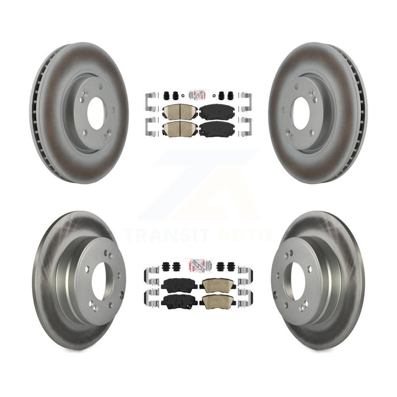 Transit Auto KGA-103020 Disc Brake Kit for 2008-2010 Hyundai Sonata - Front and Rear