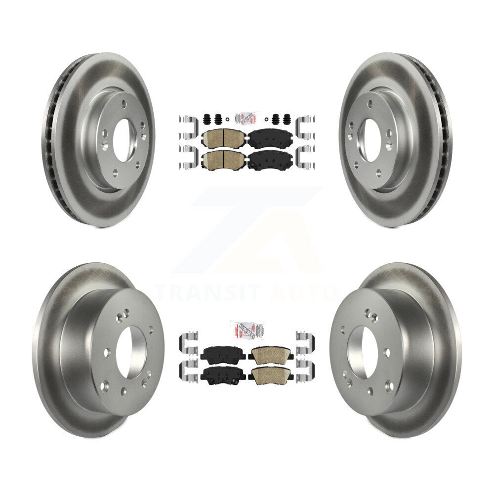 Transit Auto KGA-103021 Disc Brake Kit for 2010-2011 Kia Soul - Front and Rear