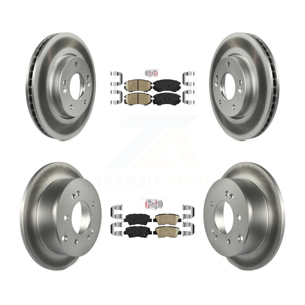Transit Auto KGA-103022 Disc Brake Kit for 2010-2011 Kia Soul - Front and Rear
