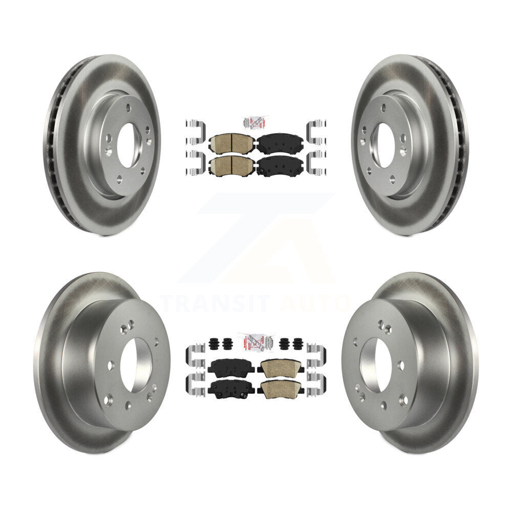Transit Auto KGA-103024 Disc Brake Kit for 2010-2011 Kia Soul - Front and Rear