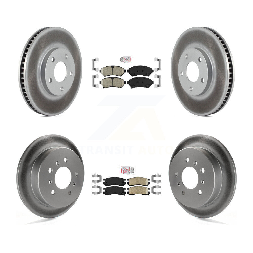 Transit Auto KGA-103027 Disc Brake Kit for 1998-2005 Chevrolet Impala, Chevrolet Monte Carlo, Oldsmobile Intrigue - Front and Rear