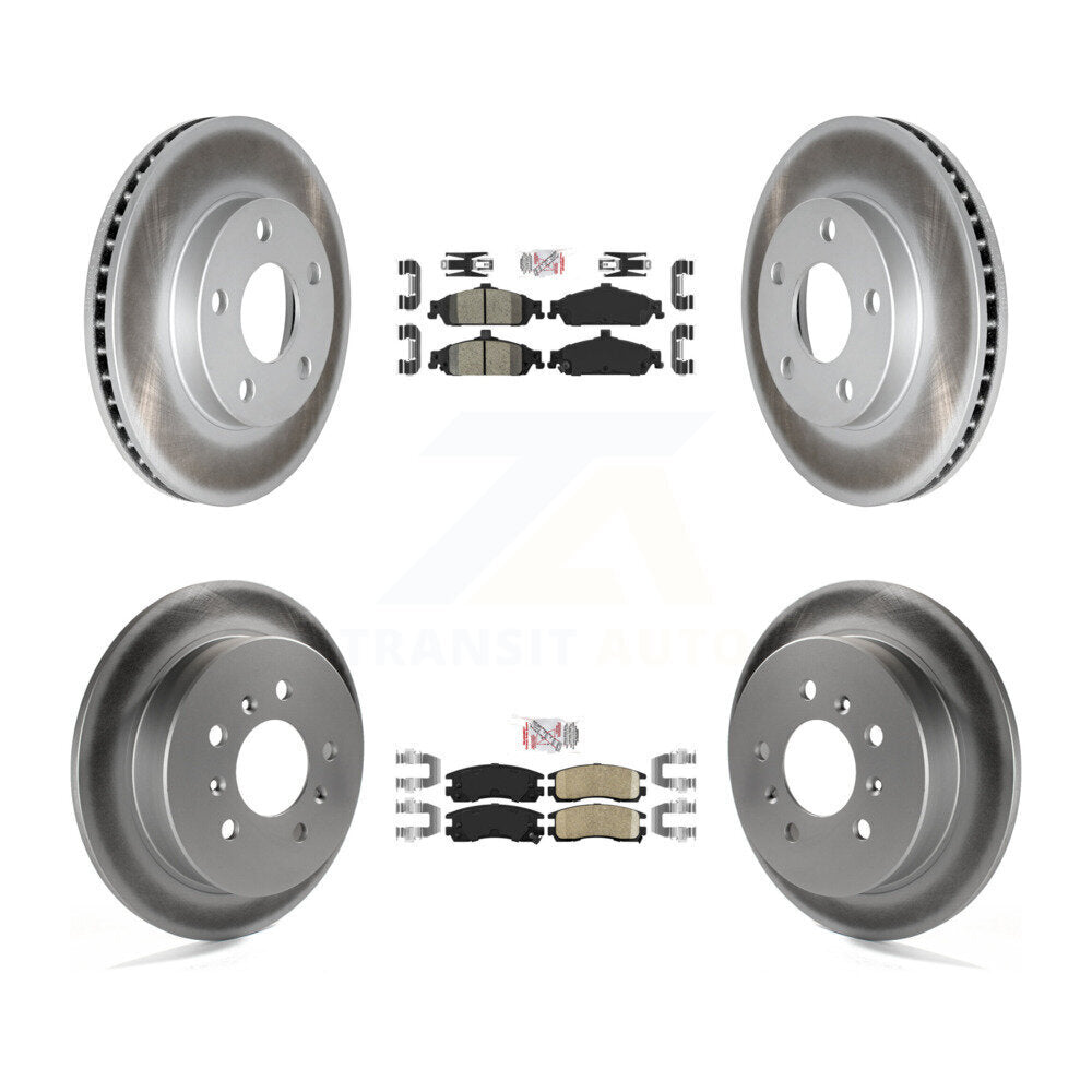 Transit Auto KGA-103029 Disc Brake Kit for 1999-2005 Oldsmobile Alero, Pontiac Grand Am - Front and Rear