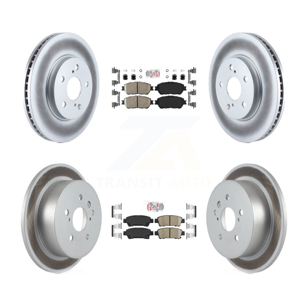Transit Auto KGA-103037 Disc Brake Kit for 2004-2010 Toyota Sienna - Front and Rear