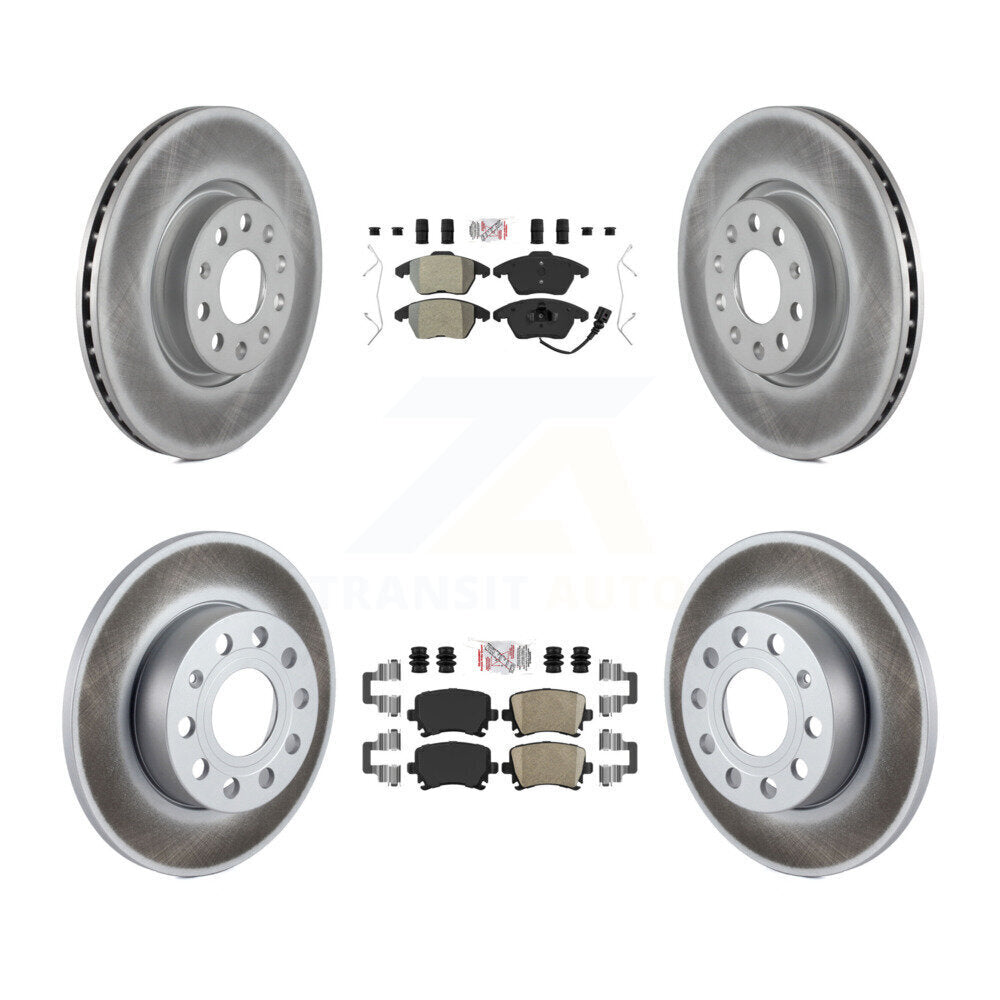 Transit Auto KGA-103039 Disc Brake Kit for 2006-2009 Audi A3, Audi A3 Quattro, Volkswagen Rabbit - Front and Rear