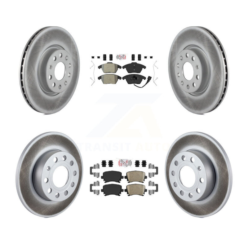 Transit Auto KGA-103039 Disc Brake Kit for 2006-2009 Audi A3, Audi A3 Quattro, Volkswagen Rabbit - Front and Rear
