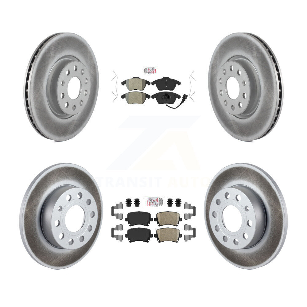Transit Auto KGA-103040 Disc Brake Kit for 2006-2009 Audi A3, Audi A3 Quattro, Volkswagen Rabbit - Front and Rear