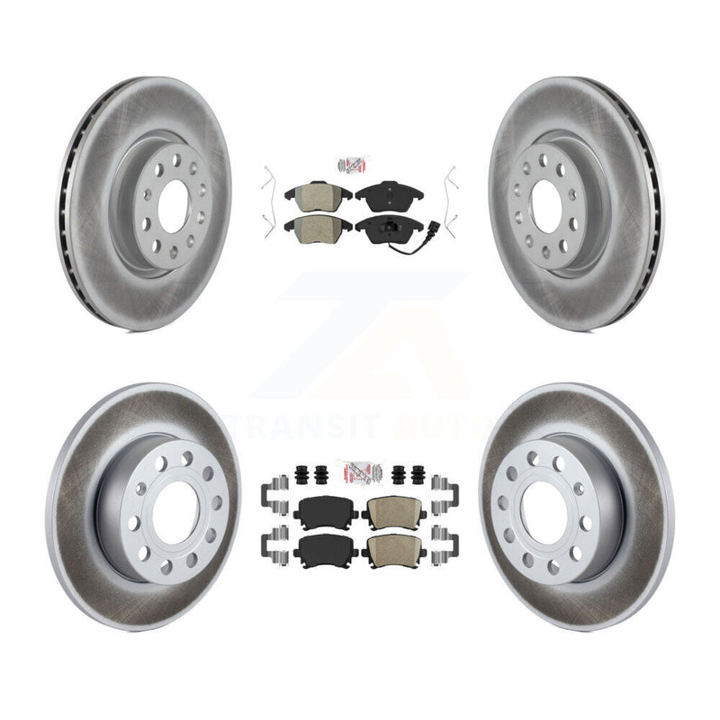 Transit Auto KGA-103040 Disc Brake Kit for 2006-2009 Audi A3, Audi A3 Quattro, Volkswagen Rabbit - Front and Rear