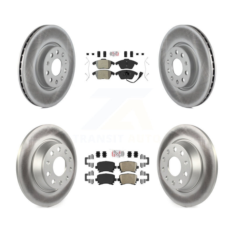 Transit Auto KGA-103041 Disc Brake Kit for 2008-2017 Volkswagen CC, Volkswagen GTI and More - Front and Rear