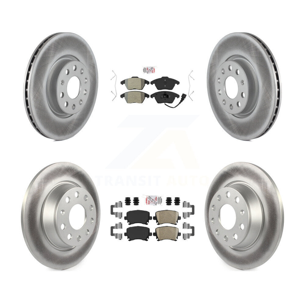 Transit Auto KGA-103042 Disc Brake Kit for 2008-2017 Volkswagen CC, Volkswagen GTI and More - Front and Rear