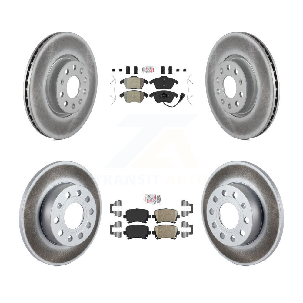 Transit Auto KGA-103045 Disc Brake Kit for 2006-2009 Audi A3, Audi A3 Quattro, Volkswagen Rabbit - Front and Rear