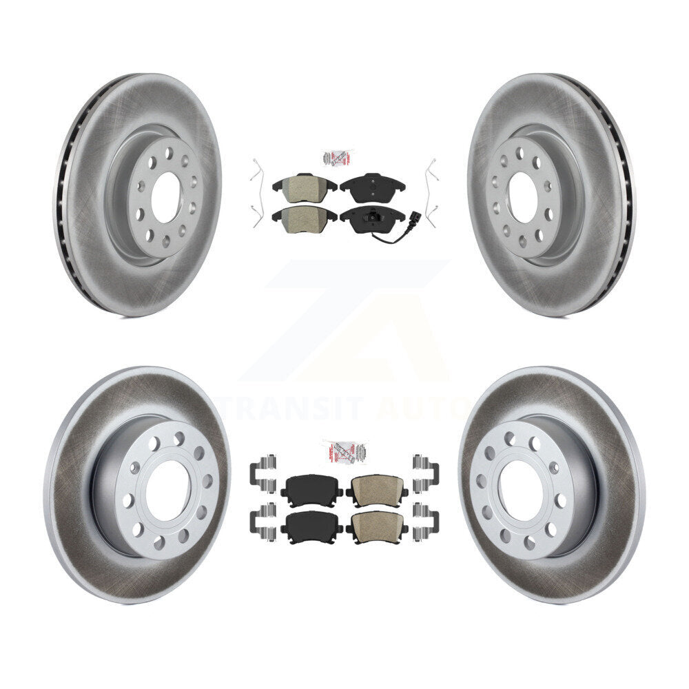 Transit Auto KGA-103046 Disc Brake Kit for 2006-2009 Audi A3, Audi A3 Quattro, Volkswagen Rabbit - Front and Rear