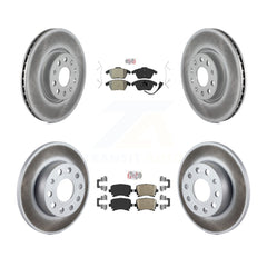 Transit Auto KGA-103046 Disc Brake Kit for 2006-2009 Audi A3, Audi A3 Quattro, Volkswagen Rabbit - Front and Rear