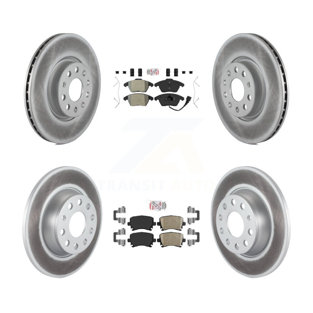 Transit Auto KGA-103049 Disc Brake Kit for 2006-2010 Volkswagen GTI, Audi A3 and More - Front and Rear