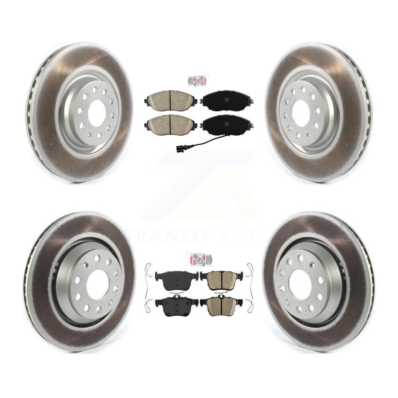 Transit Auto KGA-103058 Disc Brake Kit for 2015-2023 Audi A3 Quattro, Volkswagen Arteon and More - Front and Rear