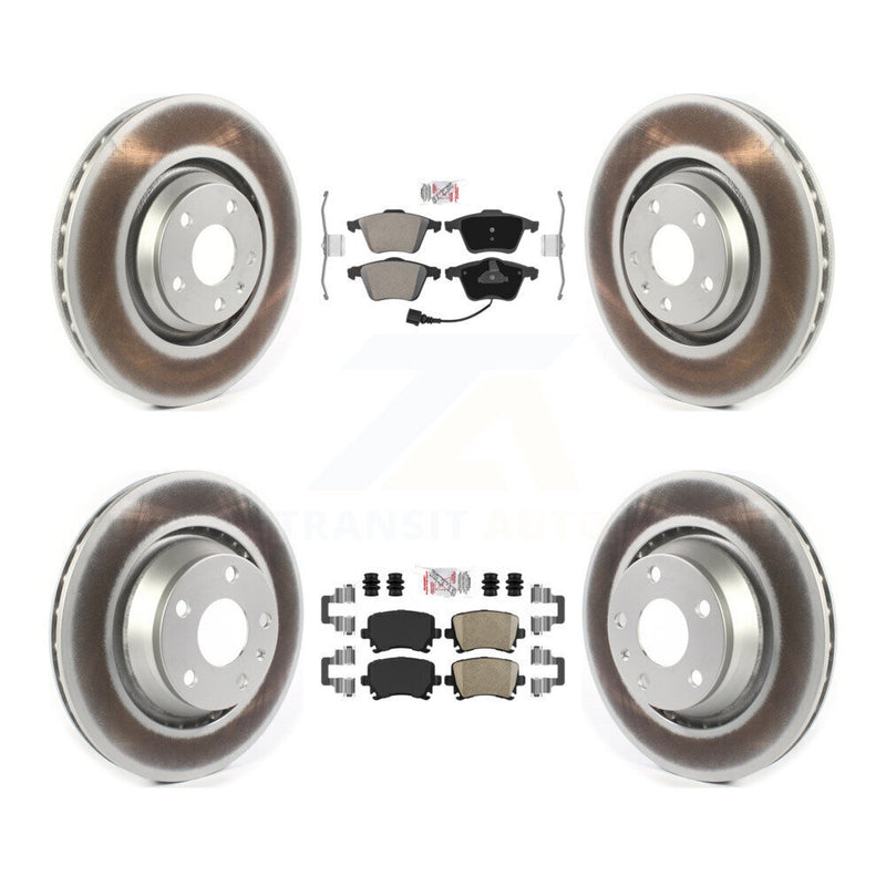 Transit Auto KGA-103059 Disc Brake Kit for 2009-2015 Audi TTS Quattro - Front and Rear