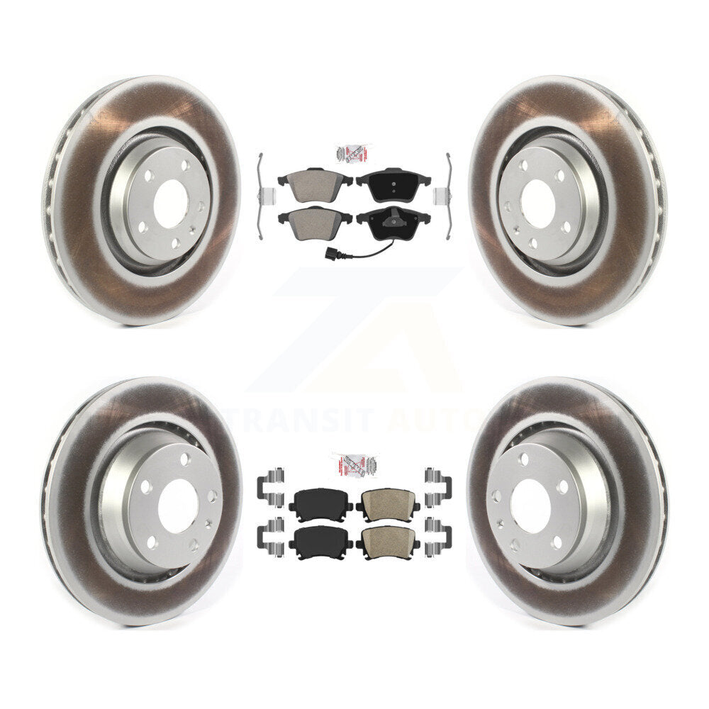 Transit Auto KGA-103061 Disc Brake Kit for 2009-2015 Audi TTS Quattro - Front and Rear