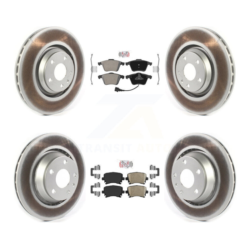 Transit Auto KGA-103061 Disc Brake Kit for 2009-2015 Audi TTS Quattro - Front and Rear