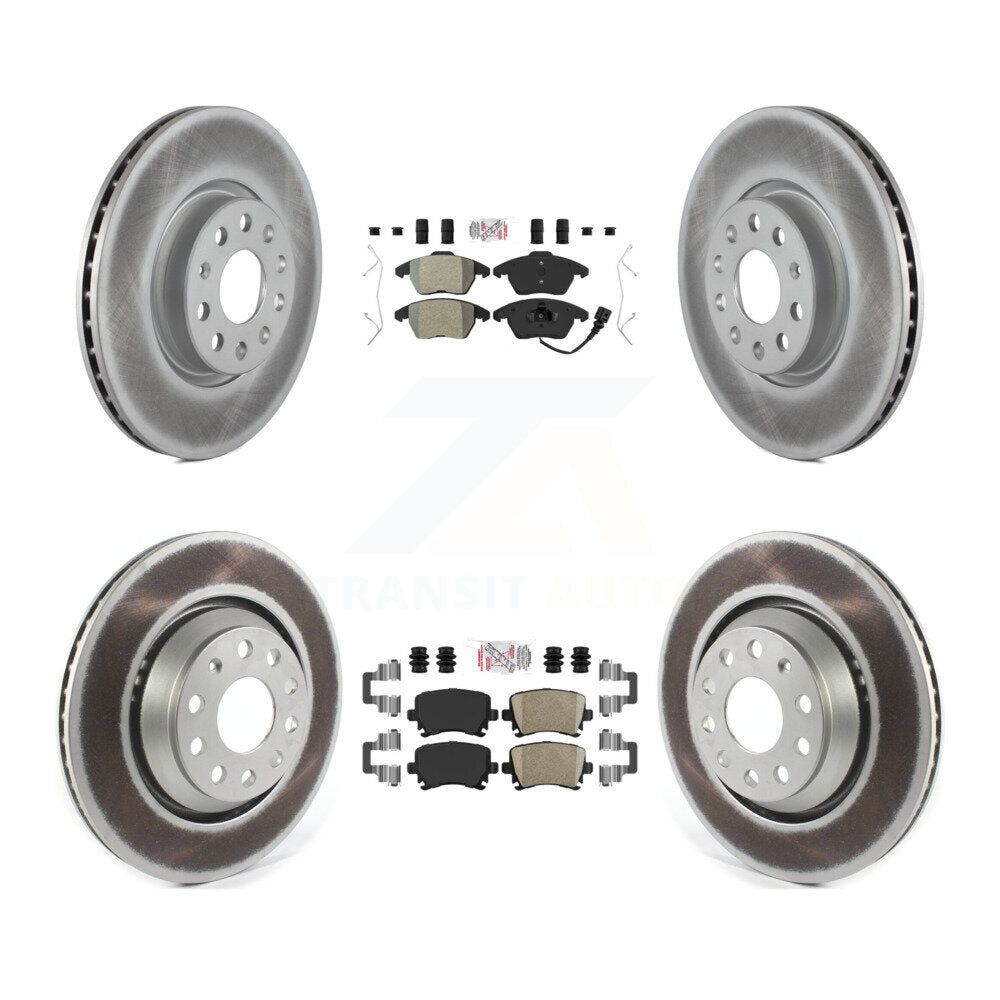 Transit Auto KGA-103077 Disc Brake Kit for 2009-2010 Volkswagen Passat CC - Front and Rear