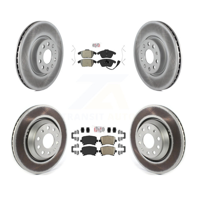 Transit Auto KGA-103078 Disc Brake Kit for 2009-2010 Volkswagen Passat CC - Front and Rear