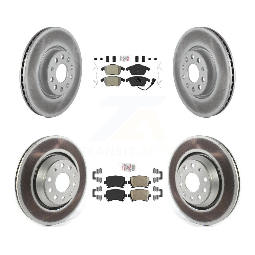 Transit Auto KGA-103079 Disc Brake Kit for 2009-2010 Volkswagen Passat CC - Front and Rear