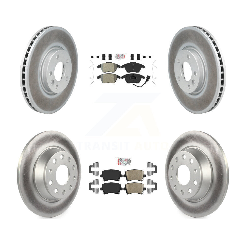 Transit Auto KGA-103081 Disc Brake Kit for 2009-2012 Volkswagen CC - Front and Rear