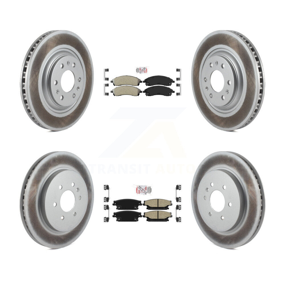 Transit Auto KGA-103087 Disc Brake Kit for 2004-2009 Cadillac SRX - Front and Rear
