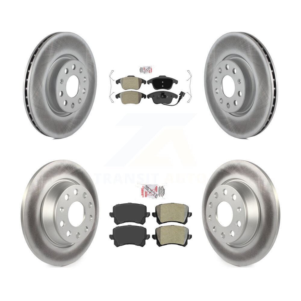Transit Auto KGA-103091 Disc Brake Kit for 2012-2017 Audi Q3, Audi Q3 Quattro, Volkswagen Tiguan - Front and Rear