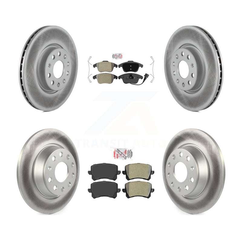 Transit Auto KGA-103091 Disc Brake Kit for 2012-2017 Audi Q3, Audi Q3 Quattro, Volkswagen Tiguan - Front and Rear