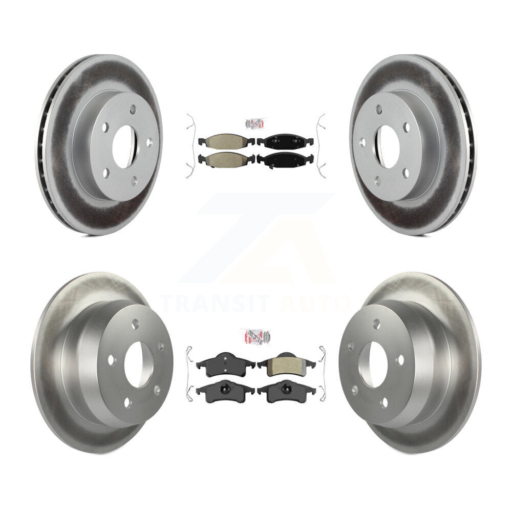 Transit Auto KGA-103093 Disc Brake Kit for 1999-2002 Jeep Grand Cherokee - Front and Rear