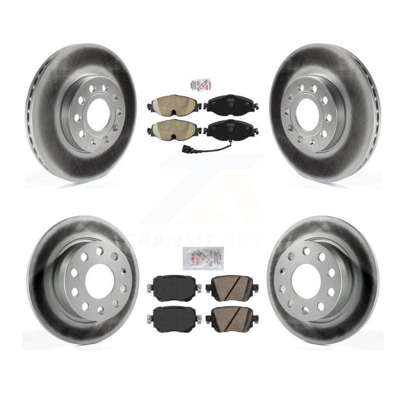 Transit Auto KGA-103095 Disc Brake Kit for 2015 Volkswagen Golf SportWagen - Front and Rear