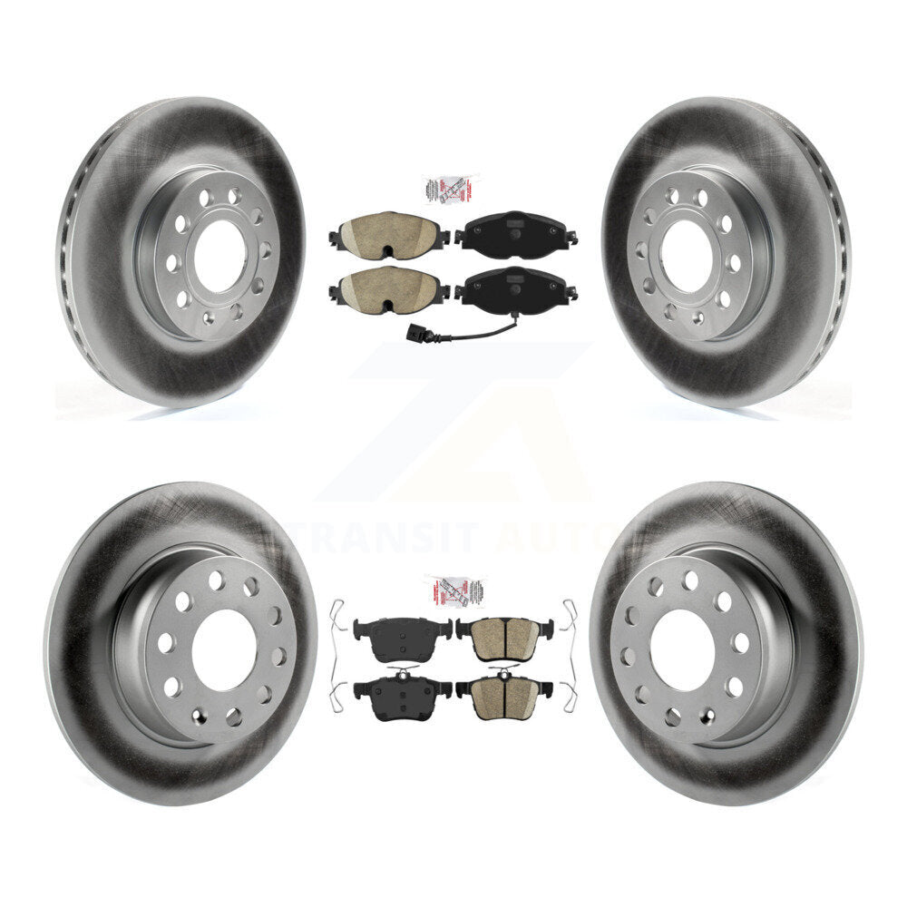 Transit Auto KGA-103098 Disc Brake Kit for 2015-2023 Volkswagen Taos, Audi A3 and More - Front and Rear