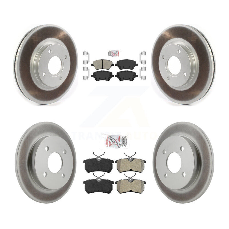 Transit Auto KGA-103102 Disc Brake Kit for 2014-2019 Ford Fiesta - Front and Rear