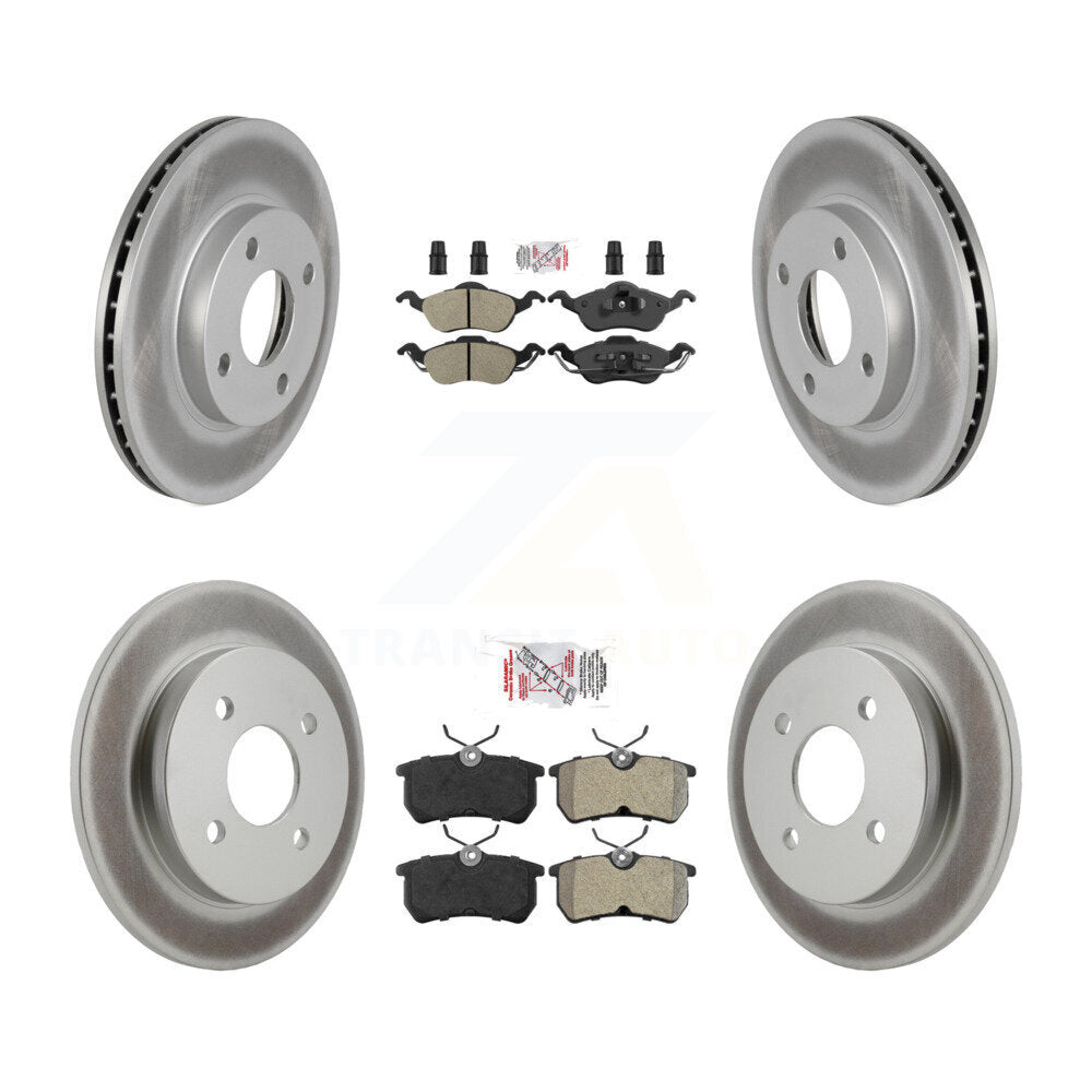 Transit Auto KGA-103103 Disc Brake Kit for 2000-2004 Ford Focus - Front and Rear