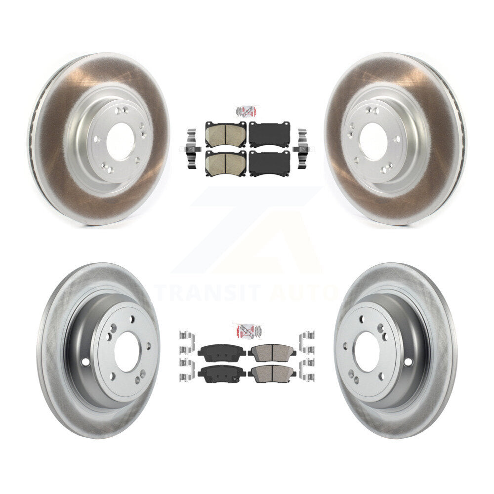 Transit Auto KGA-103105 Disc Brake Kit for 2010-2014 Hyundai Genesis - Front and Rear