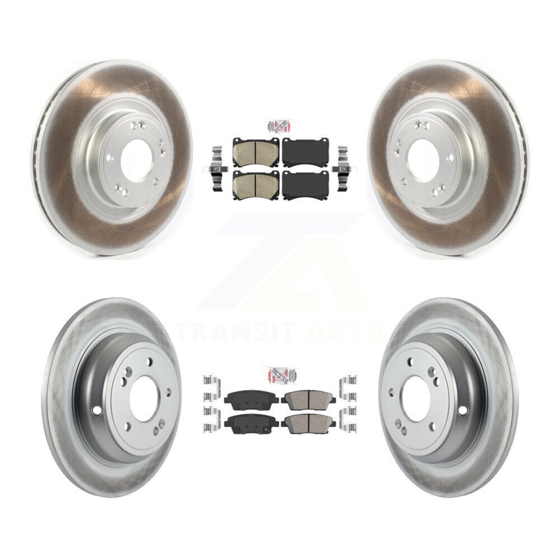 Transit Auto KGA-103105 Disc Brake Kit for 2010-2014 Hyundai Genesis - Front and Rear