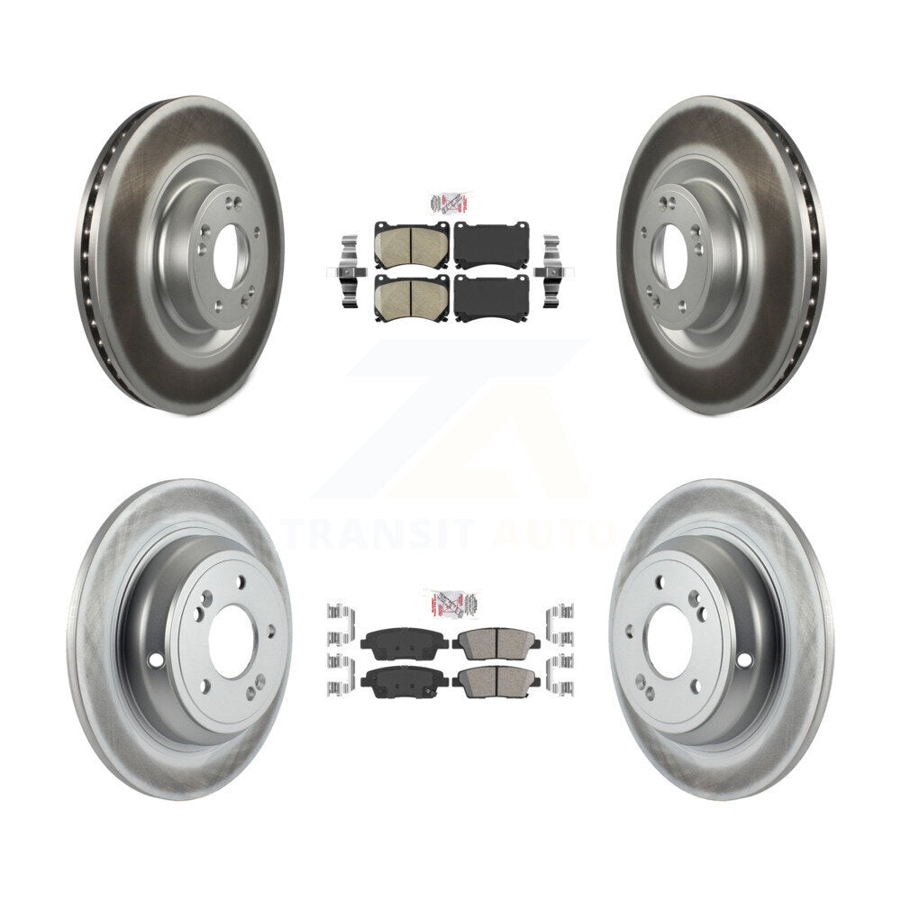 Transit Auto KGA-103106 Disc Brake Kit for 2012-2014 Hyundai Genesis - Front and Rear