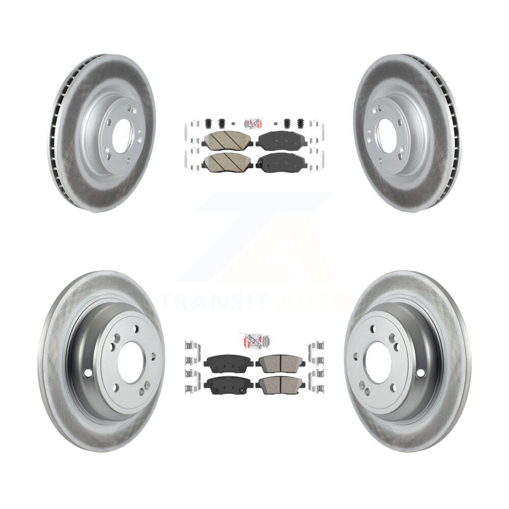 Transit Auto KGA-103107 Disc Brake Kit for 2010-2011 Hyundai Genesis - Front and Rear