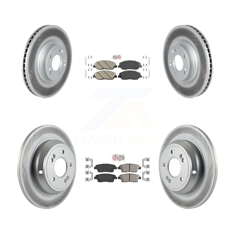 Transit Auto KGA-103108 Disc Brake Kit for 2010-2011 Hyundai Genesis - Front and Rear