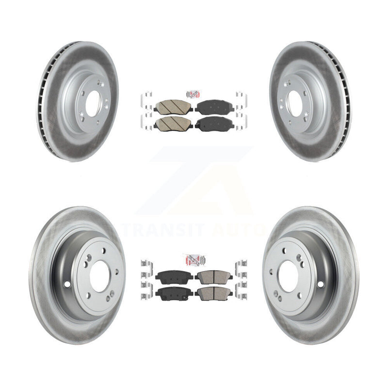 Transit Auto KGA-103108 Disc Brake Kit for 2010-2011 Hyundai Genesis - Front and Rear
