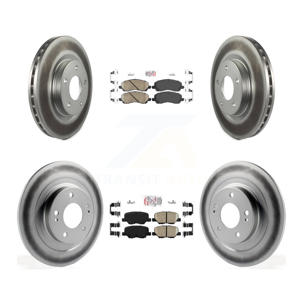 Transit Auto KGA-103126 Disc Brake Kit for 2013-2024 Mitsubishi Outlander, Mitsubishi Outlander Sport, Mitsubishi RVR - Front and Rear