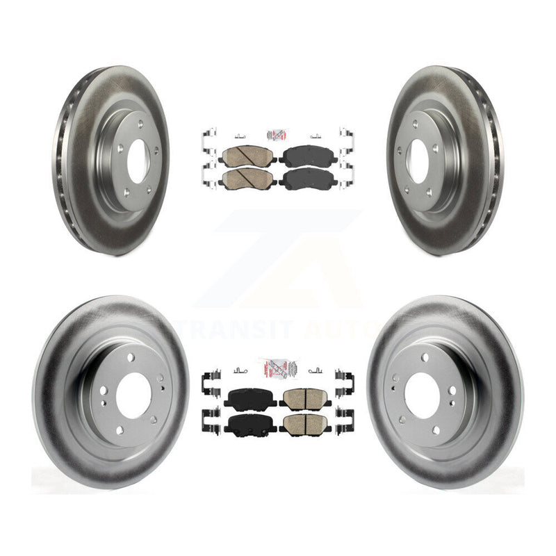 Transit Auto KGA-103126 Disc Brake Kit for 2013-2024 Mitsubishi Outlander, Mitsubishi Outlander Sport, Mitsubishi RVR - Front and Rear