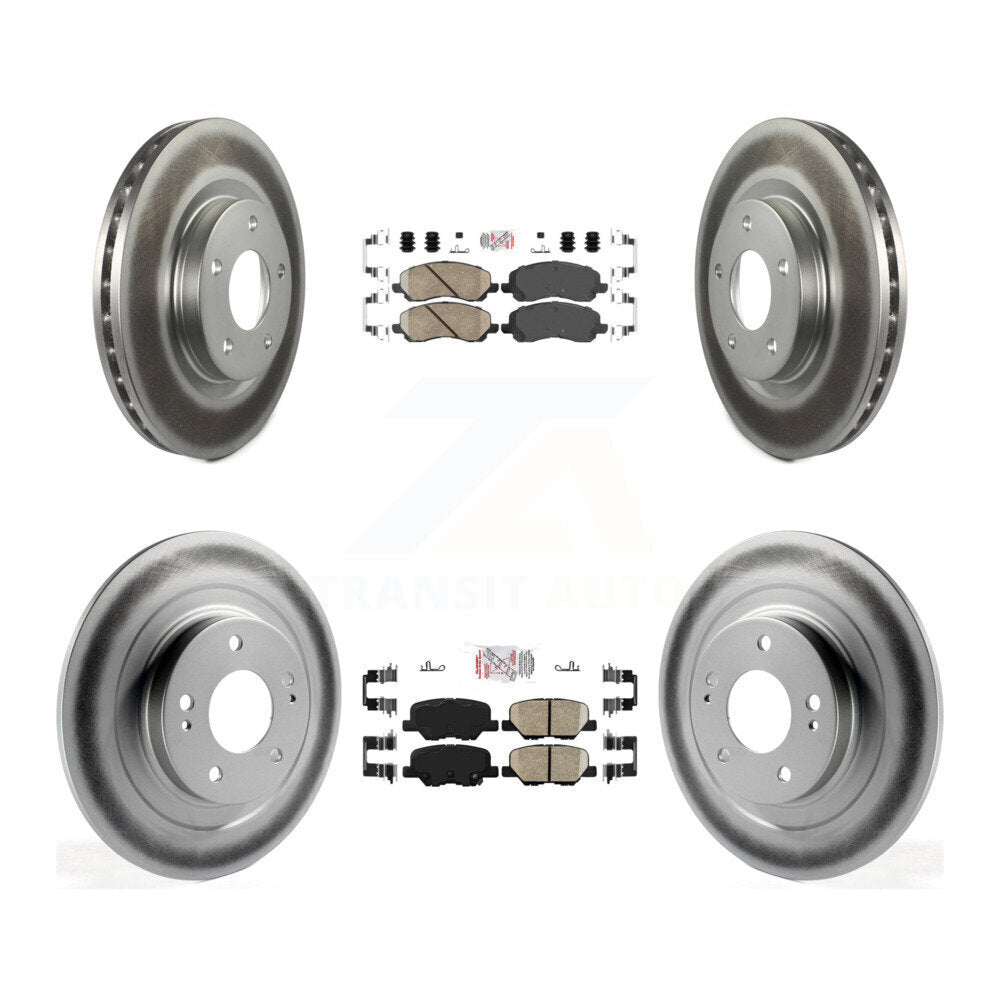 Transit Auto KGA-103127 Disc Brake Kit for 2013-2024 Mitsubishi Outlander, Mitsubishi Outlander Sport, Mitsubishi RVR - Front and Rear