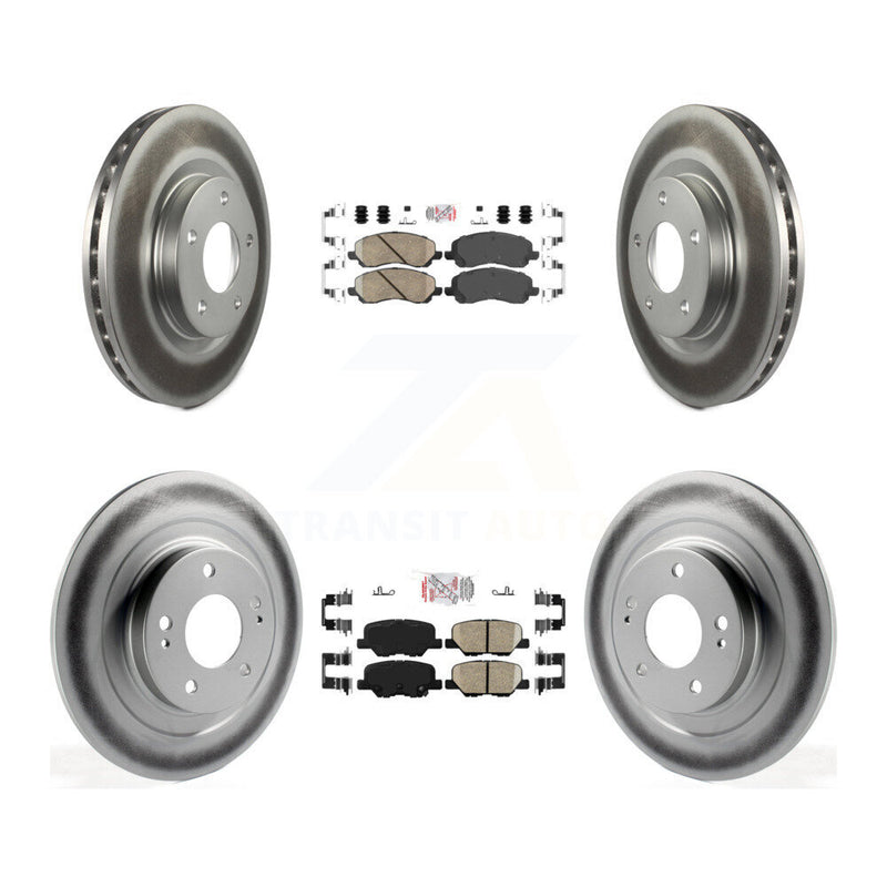 Transit Auto KGA-103127 Disc Brake Kit for 2013-2024 Mitsubishi Outlander, Mitsubishi Outlander Sport, Mitsubishi RVR - Front and Rear